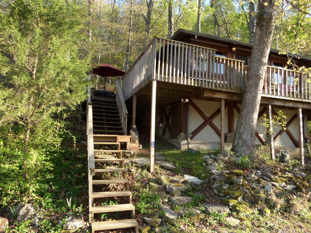 Lake Lucerne Treehouse Eureka Springs Exterior foto